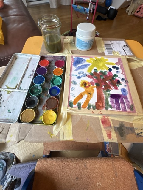 Finales fertiges Kunstwerk